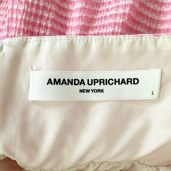 Amanda Uprichard Sicily Dress in Piquette Pink - Picture 7 of 16